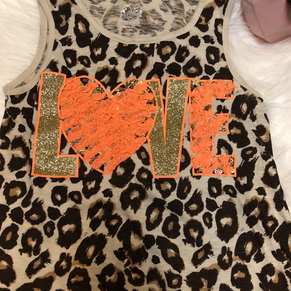 Justice animal print sport Tank. - Picture 3 of 7